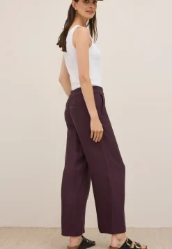Wide Legs gestructureerde broek