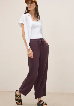 Wide Legs gestructureerde broek
