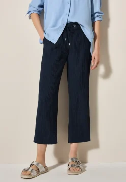 Wide Legs gestructureerde broek