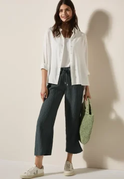 Wide Legs gestructureerde broek