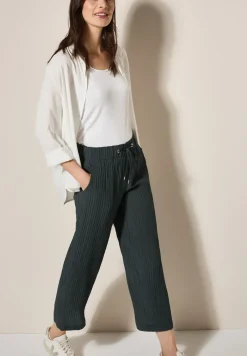 Wide Legs gestructureerde broek