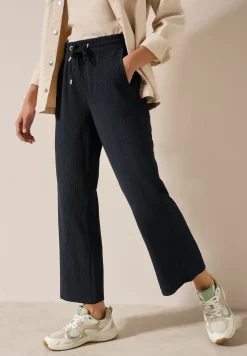 Wide Legs gestructureerde broek