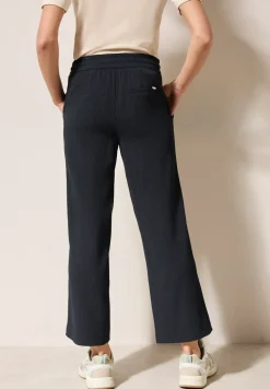 Wide Legs gestructureerde broek