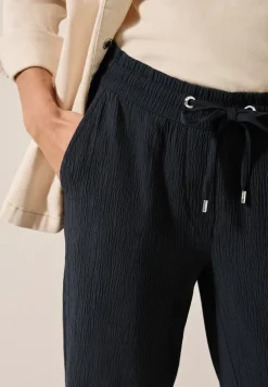 Wide Legs gestructureerde broek