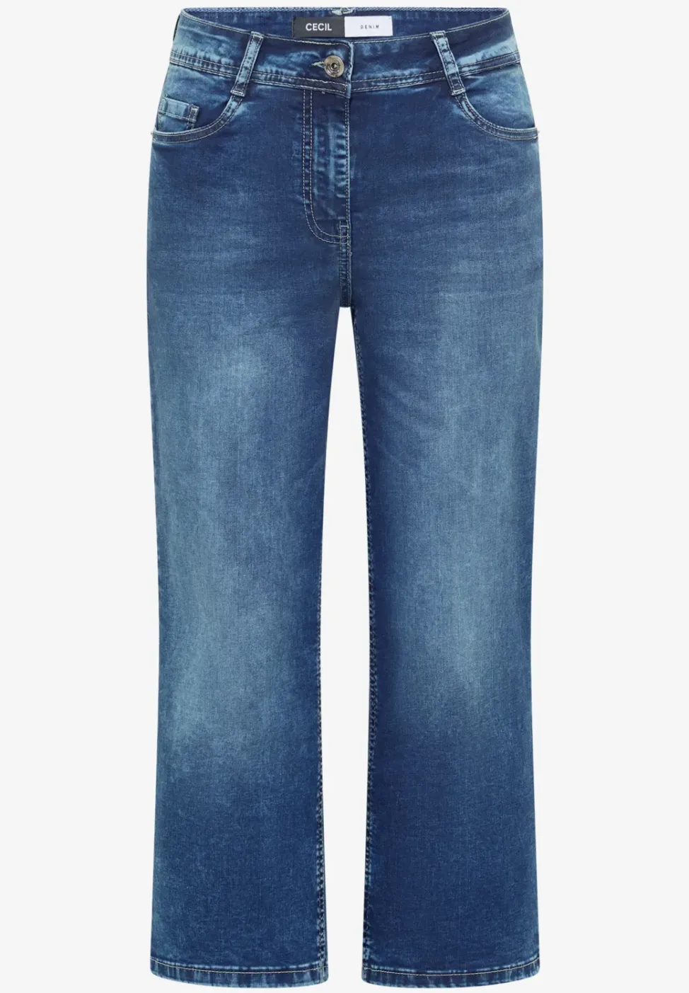 3/4 Wide Legs jeans in Loose Fit