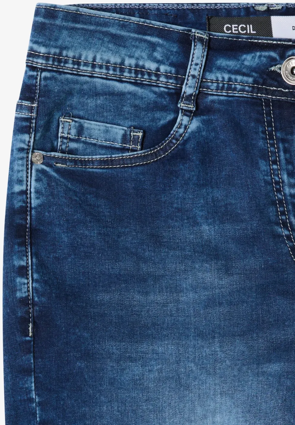 3/4 Wide Legs jeans in Loose Fit