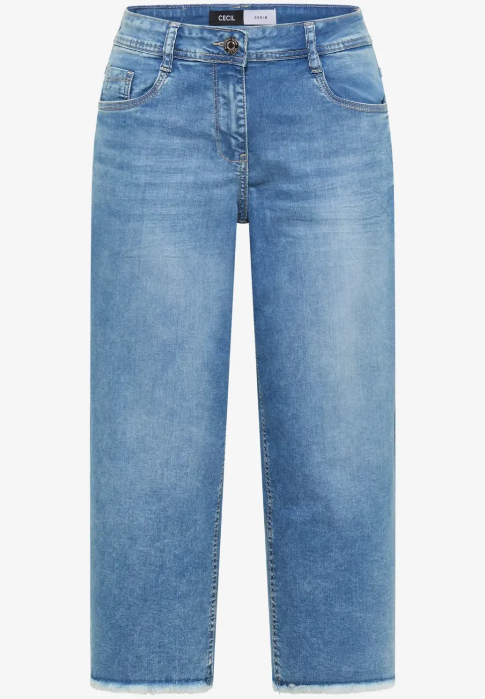3/4 Wide Legs jeans in Loose Fit