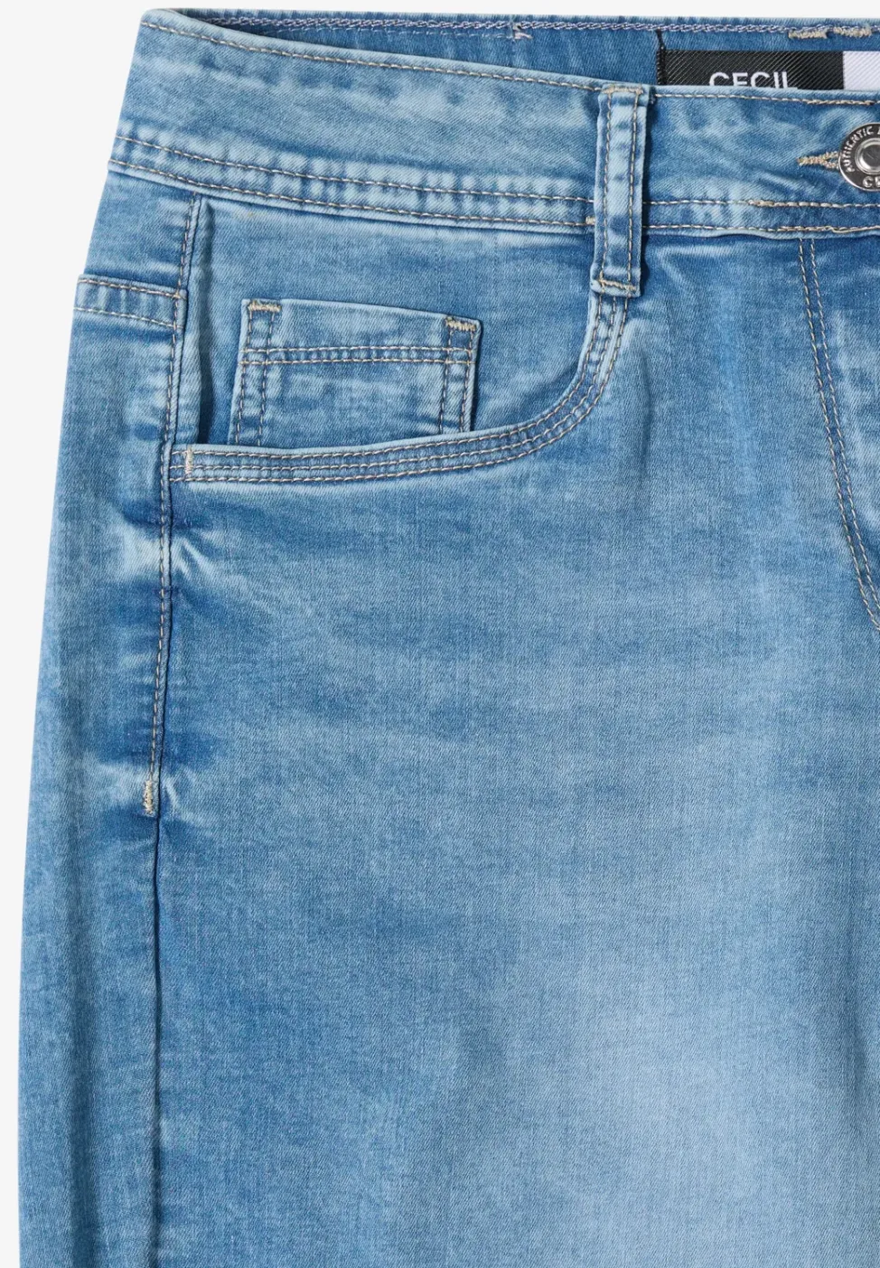 3/4 Wide Legs jeans in Loose Fit