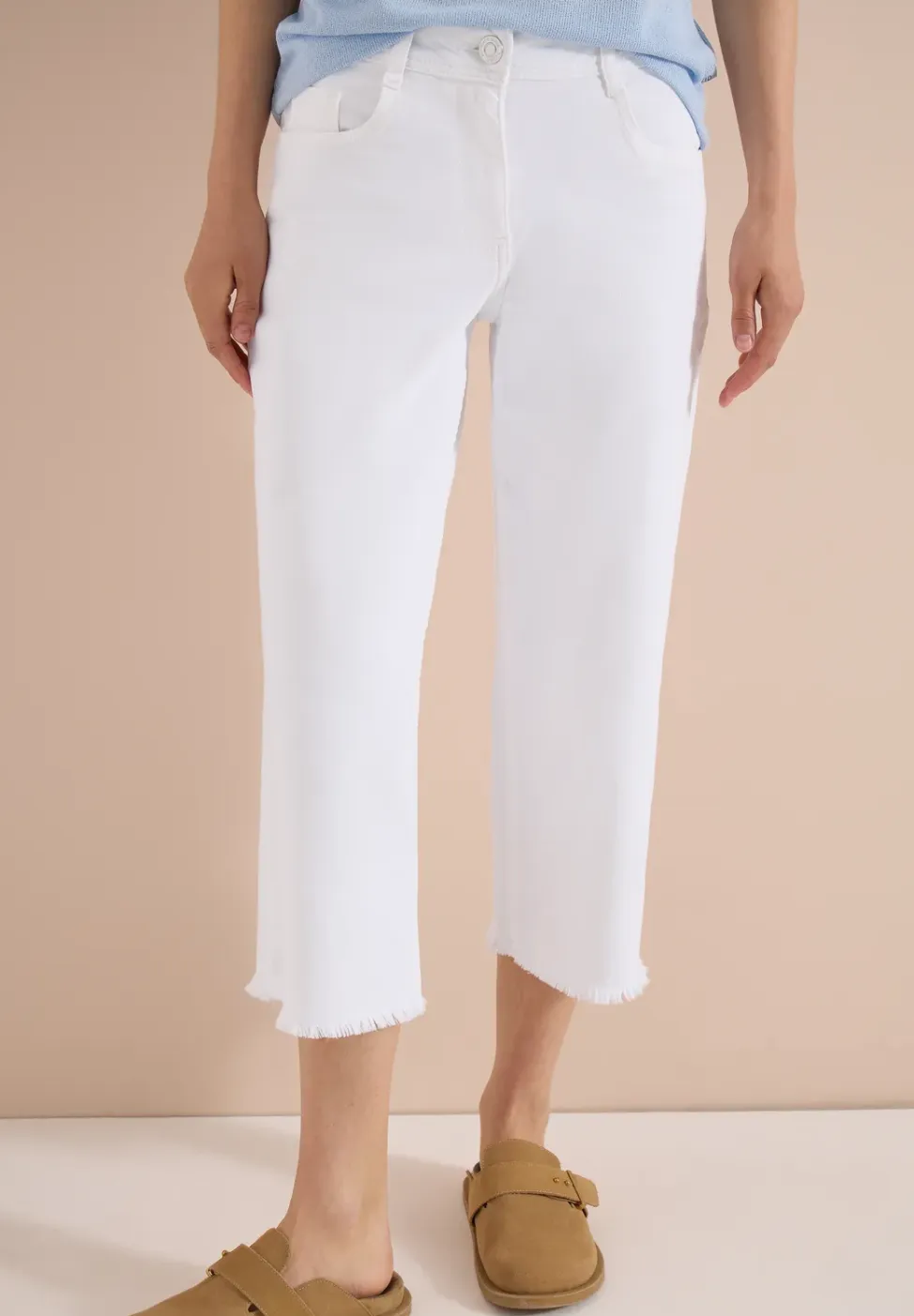 3/4 Wide Legs jeans in Loose Fit