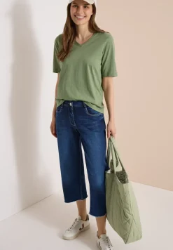 3/4 Wide Legs jeans in Loose Fit