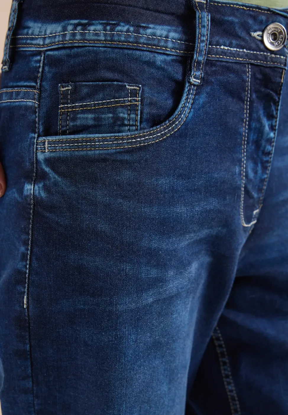 3/4 Wide Legs jeans in Loose Fit