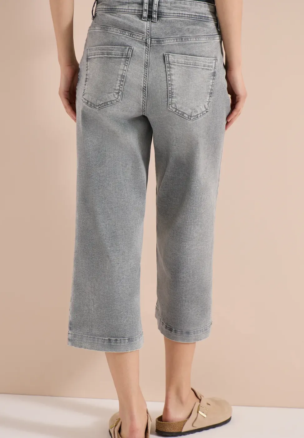 3/4 Wide Legs jeans in Loose Fit