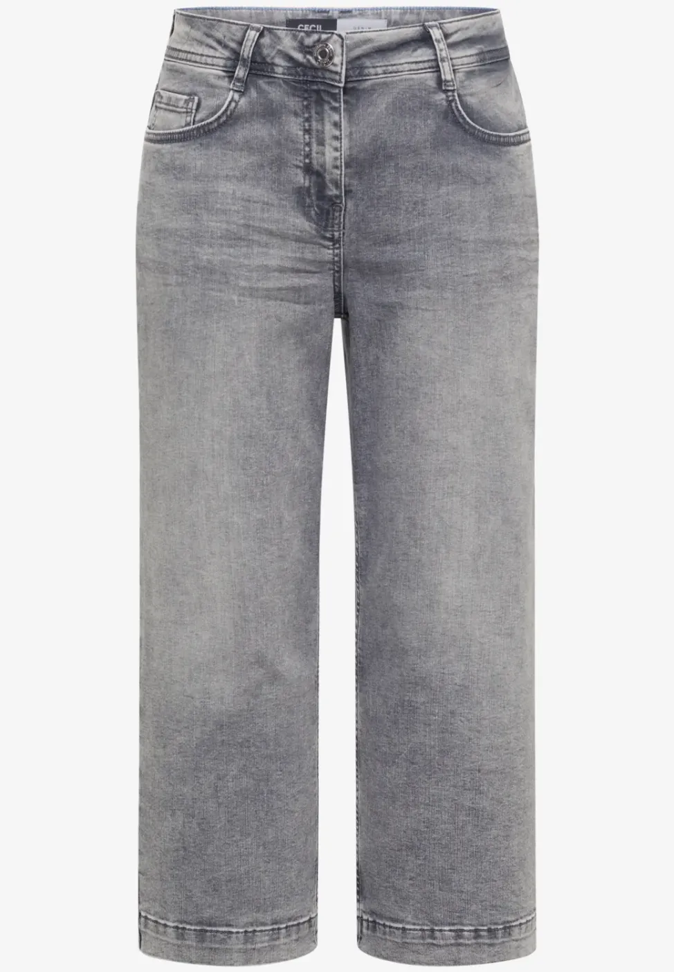 3/4 Wide Legs jeans in Loose Fit