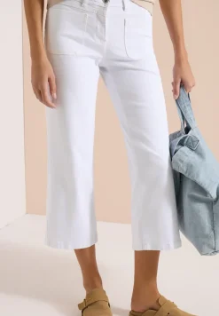 Wide Legs jeans met opgestikte zakken