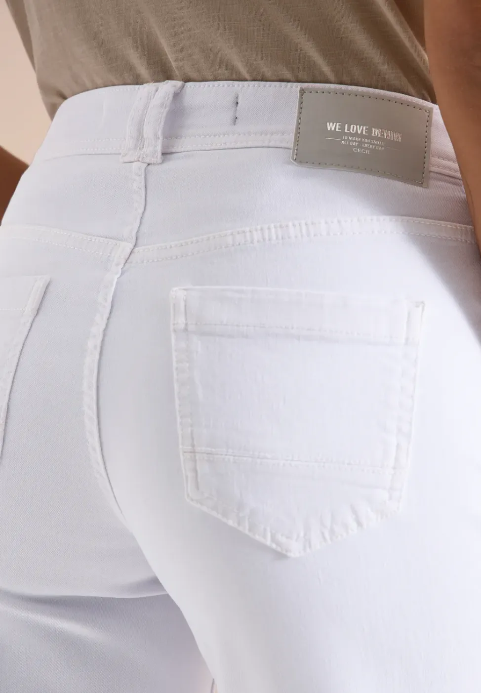 Wide Legs jeans met opgestikte zakken