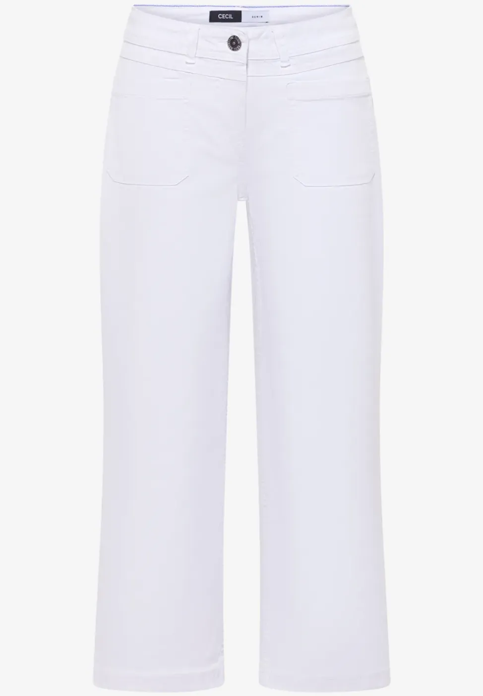 Wide Legs jeans met opgestikte zakken