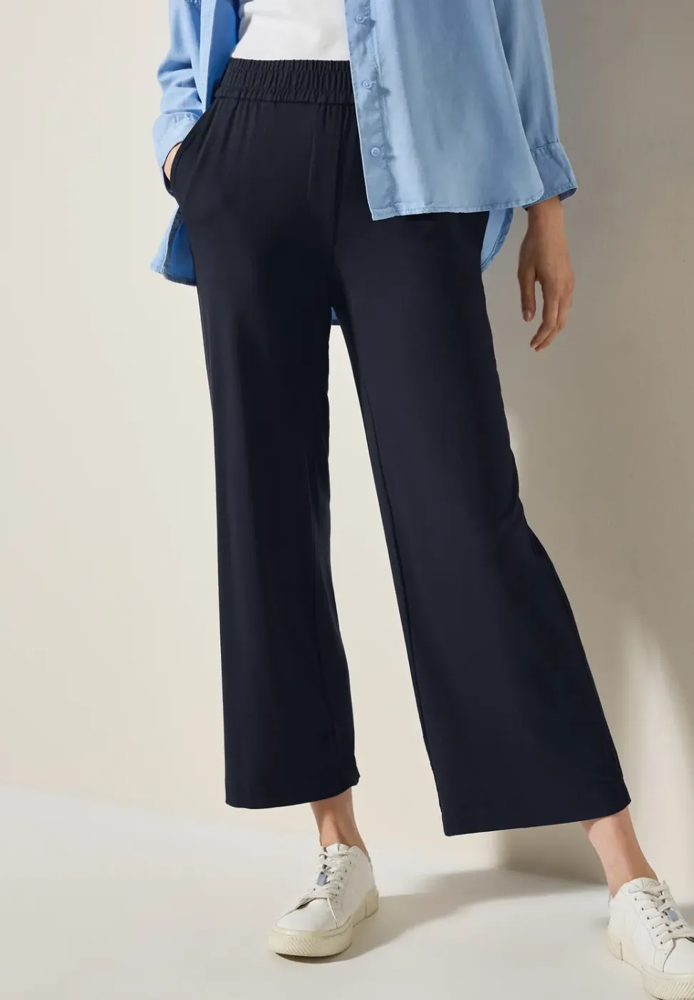 Wide Legs jersey broek