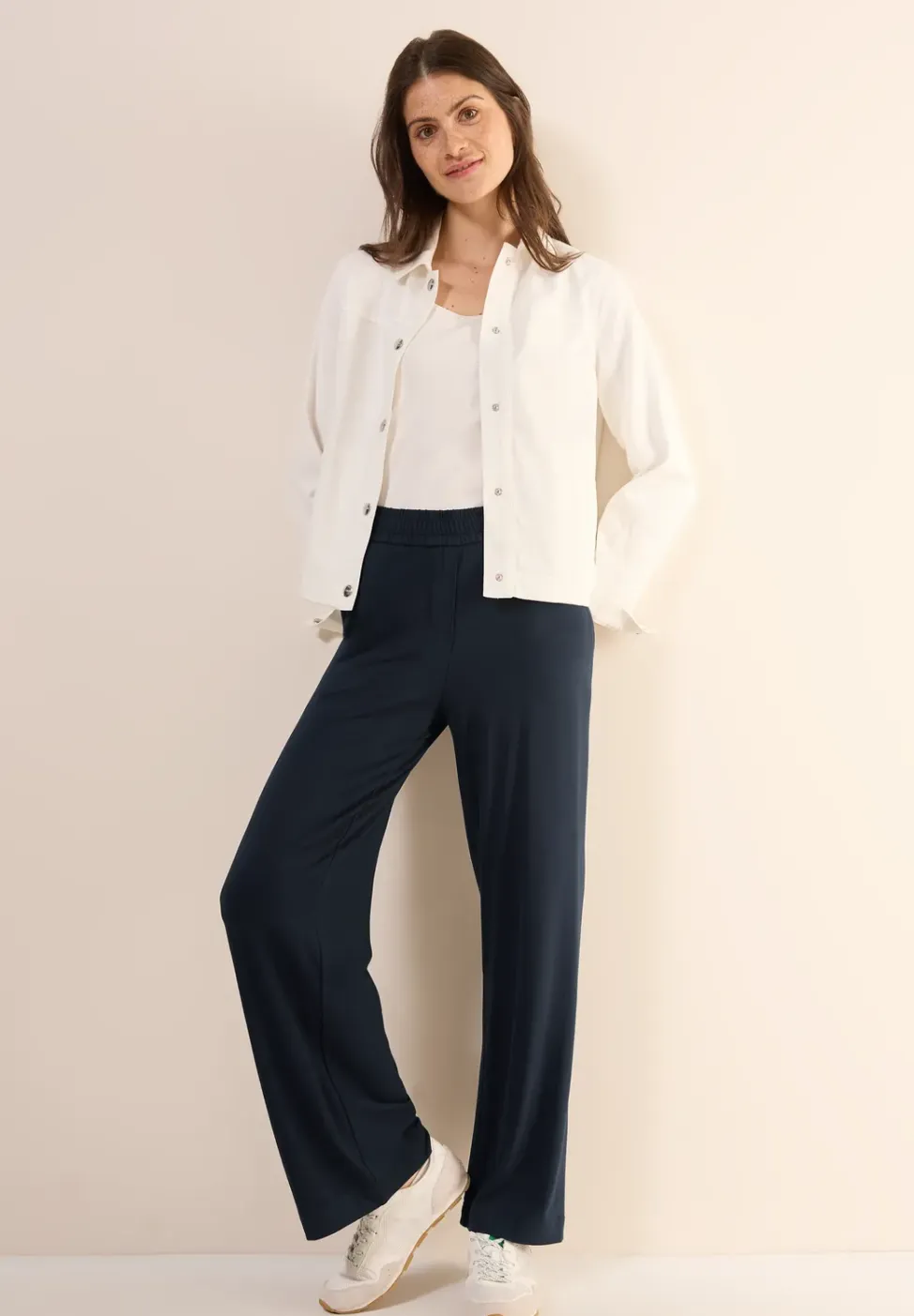 Wide Legs jersey broek