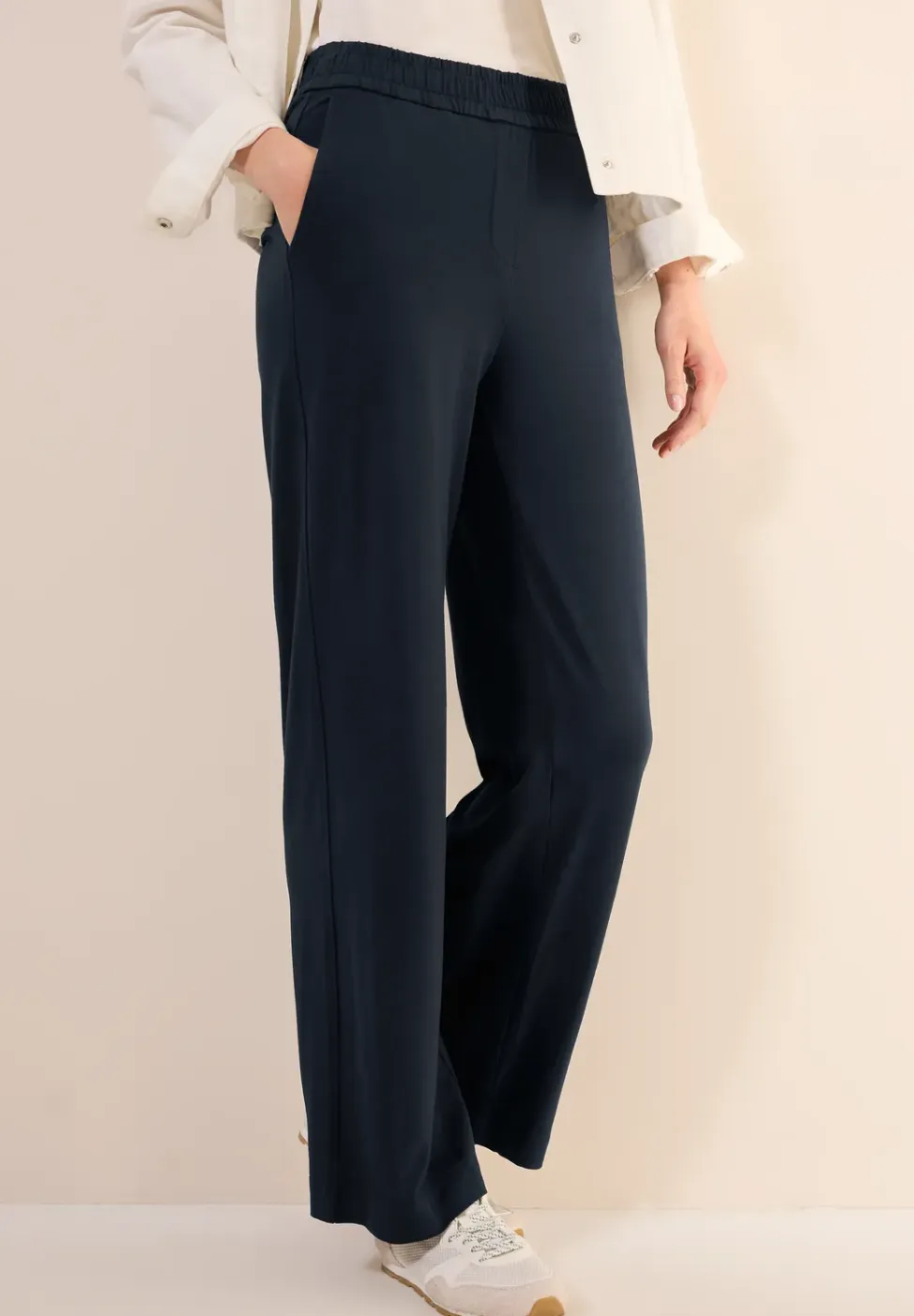 Wide Legs jersey broek