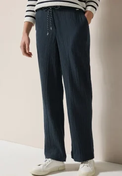 Wide Legs mousseline broek