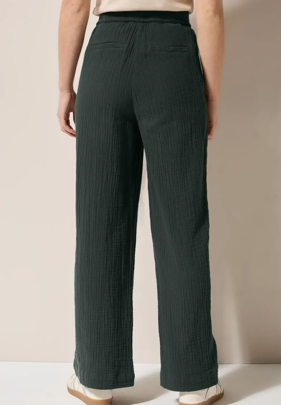 Wide Legs mousseline broek