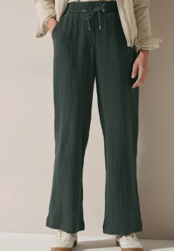 Wide Legs mousseline broek