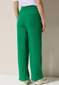 Wide Legs mousseline broek