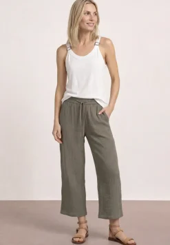 Wide Legs mousseline broek in Loose Fit