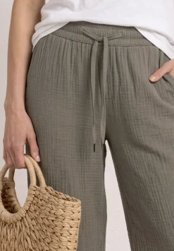 Wide Legs mousseline broek in Loose Fit
