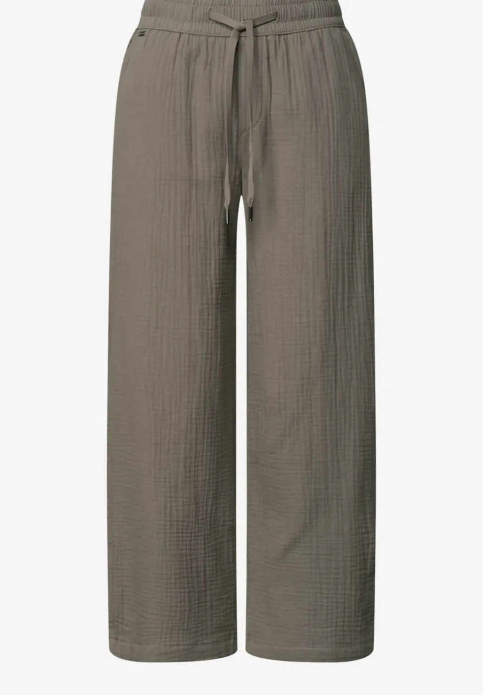 Wide Legs mousseline broek in Loose Fit
