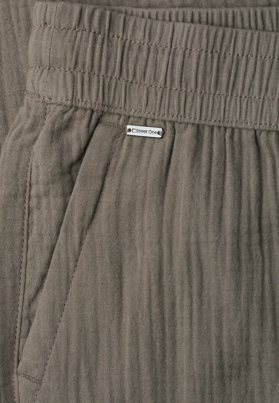 Wide Legs mousseline broek in Loose Fit