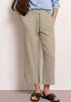 Wide Legs mousseline broek in Loose Fit