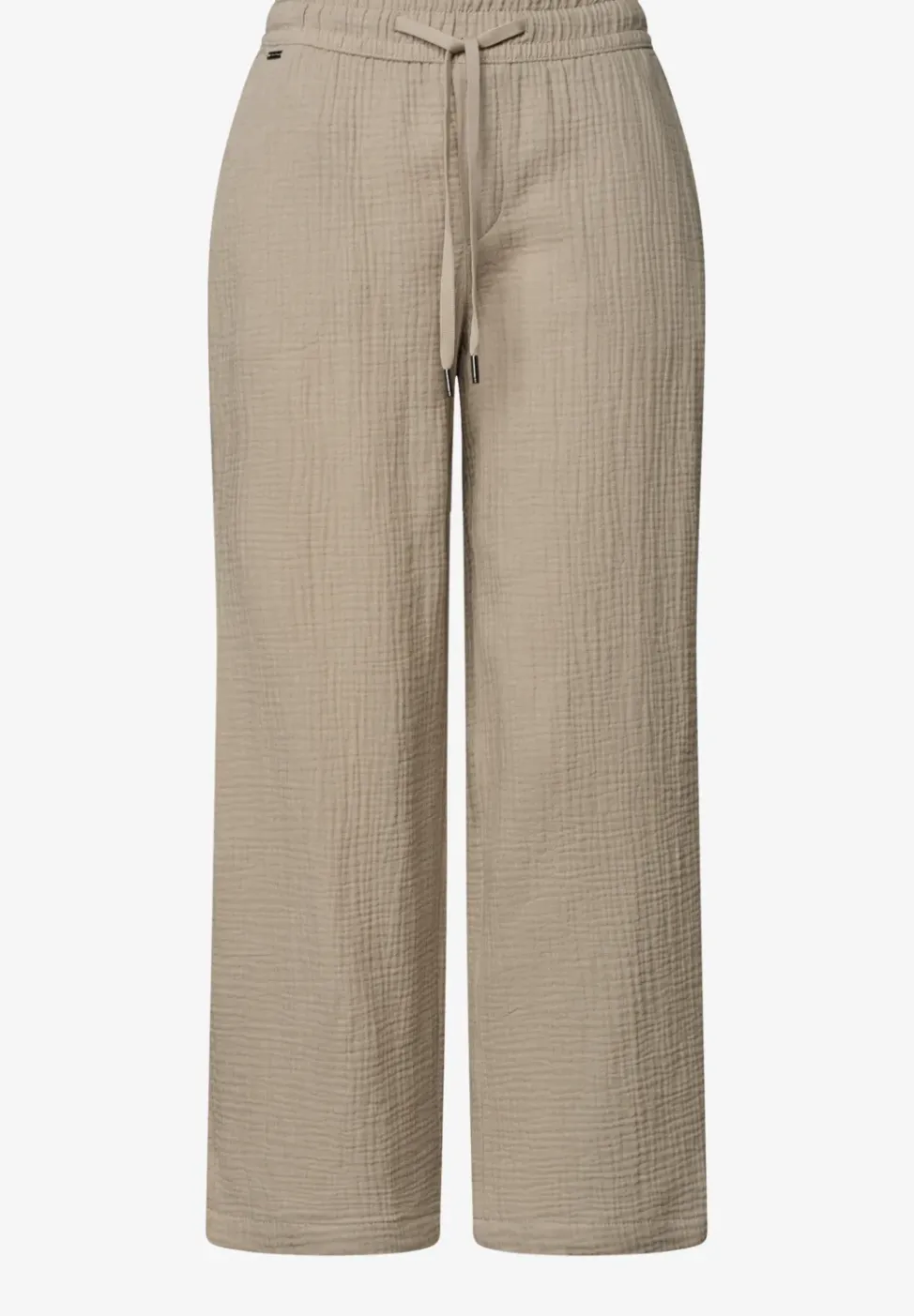 Wide Legs mousseline broek in Loose Fit