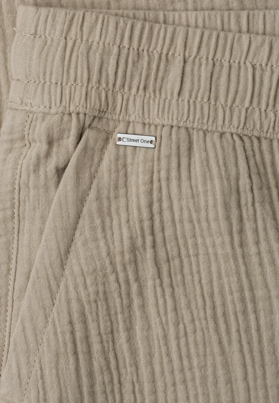 Wide Legs mousseline broek in Loose Fit
