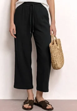 Wide Legs mousseline broek in Loose Fit