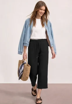 Wide Legs mousseline broek in Loose Fit