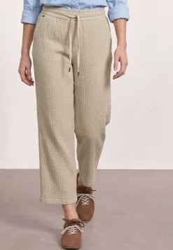 Wide Legs mousseline broek in Loose Fit