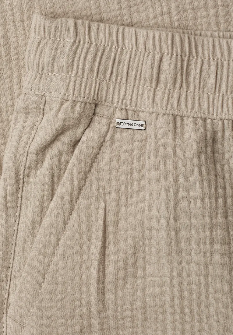 Wide Legs mousseline broek in Loose Fit