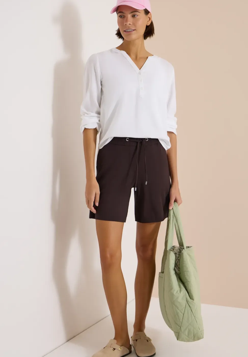 Wide Legs shorts in een Loose Fit