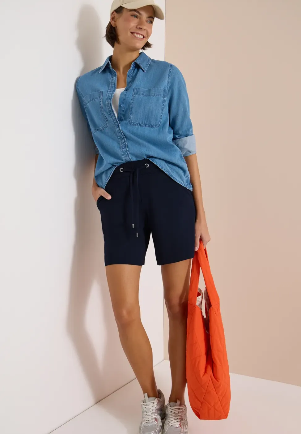 Wide Legs shorts in een Loose Fit