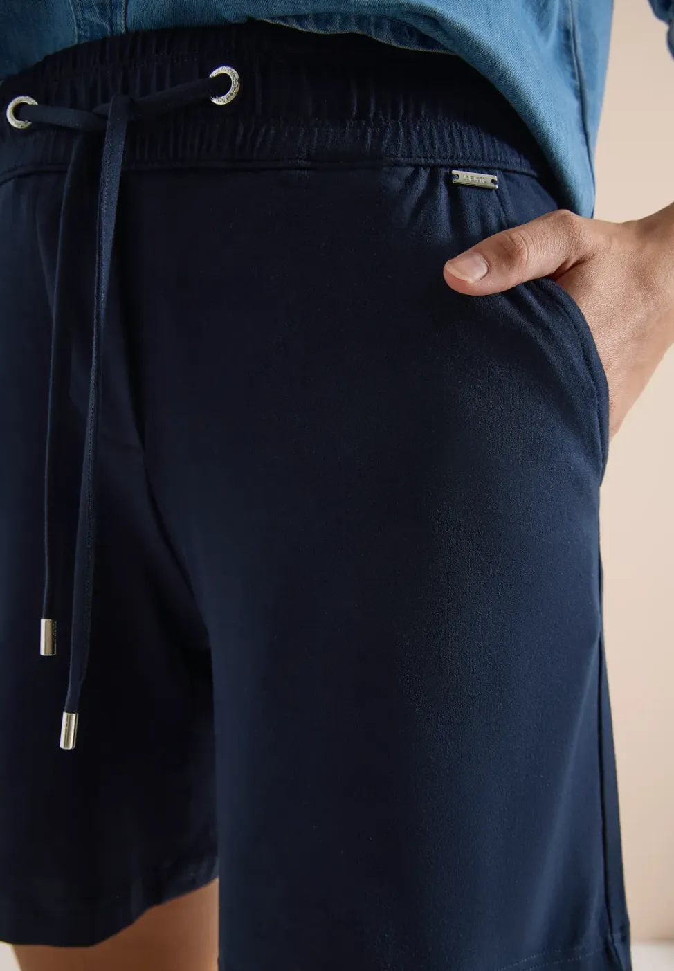 Wide Legs shorts in een Loose Fit