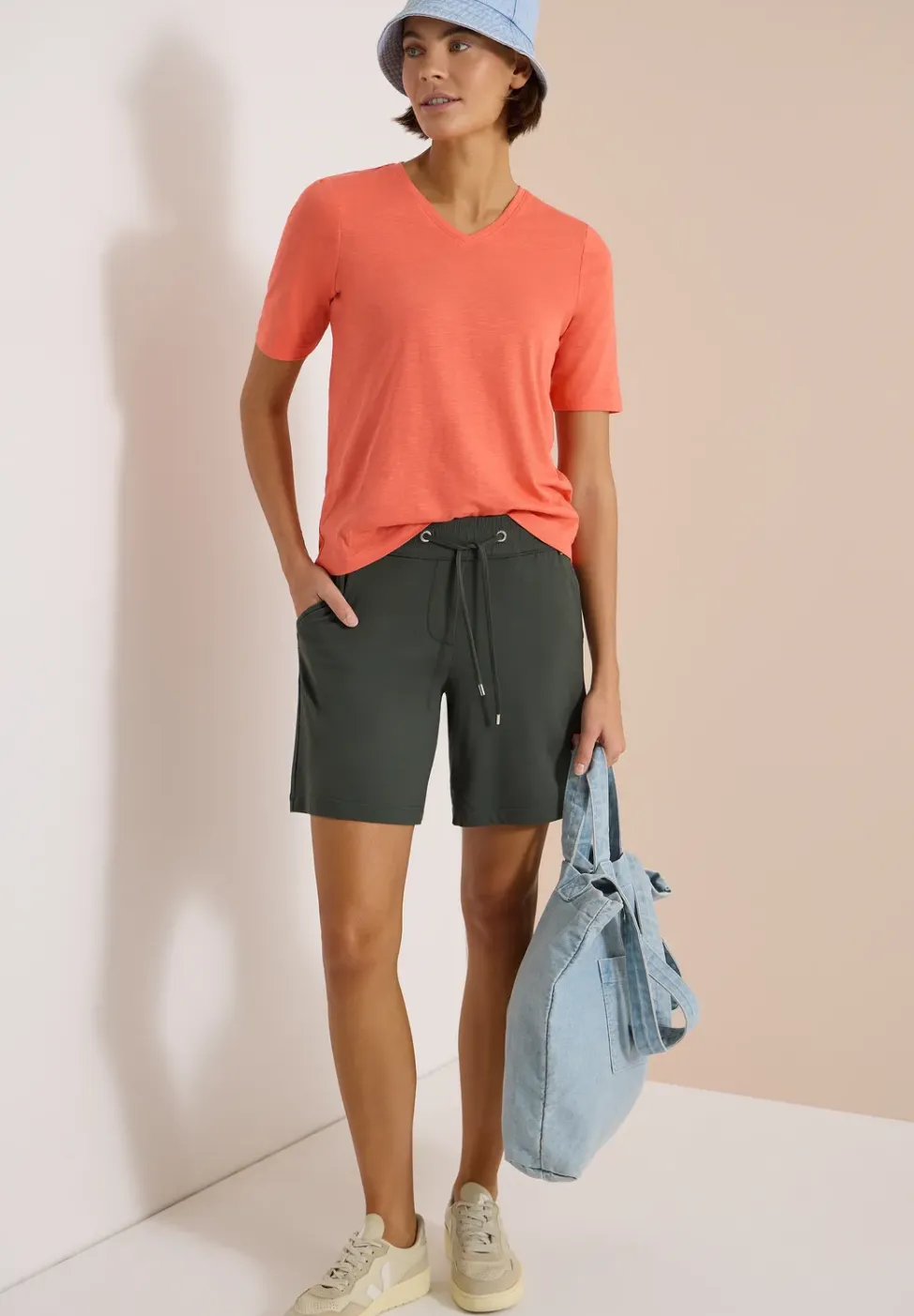 Wide Legs shorts in een Loose Fit