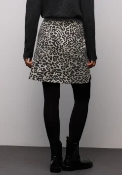 Wol-look rok met studs