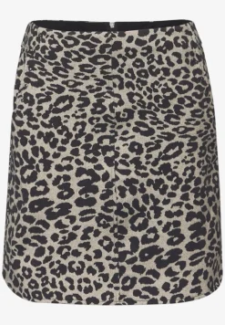 Wol-look rok met studs