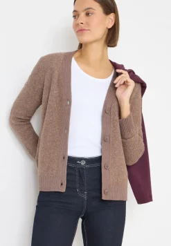 Zacht bouclé vest