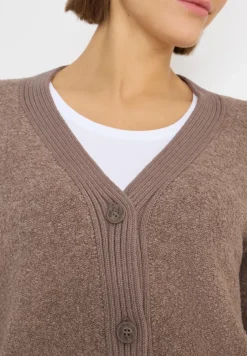 Zacht bouclé vest