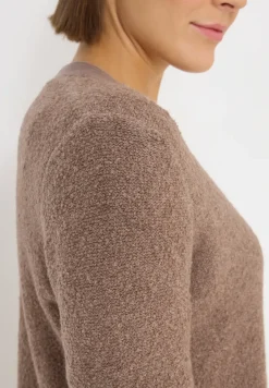 Zacht bouclé vest