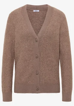 Zacht bouclé vest