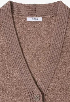 Zacht bouclé vest