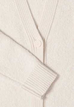 Zacht bouclé vest